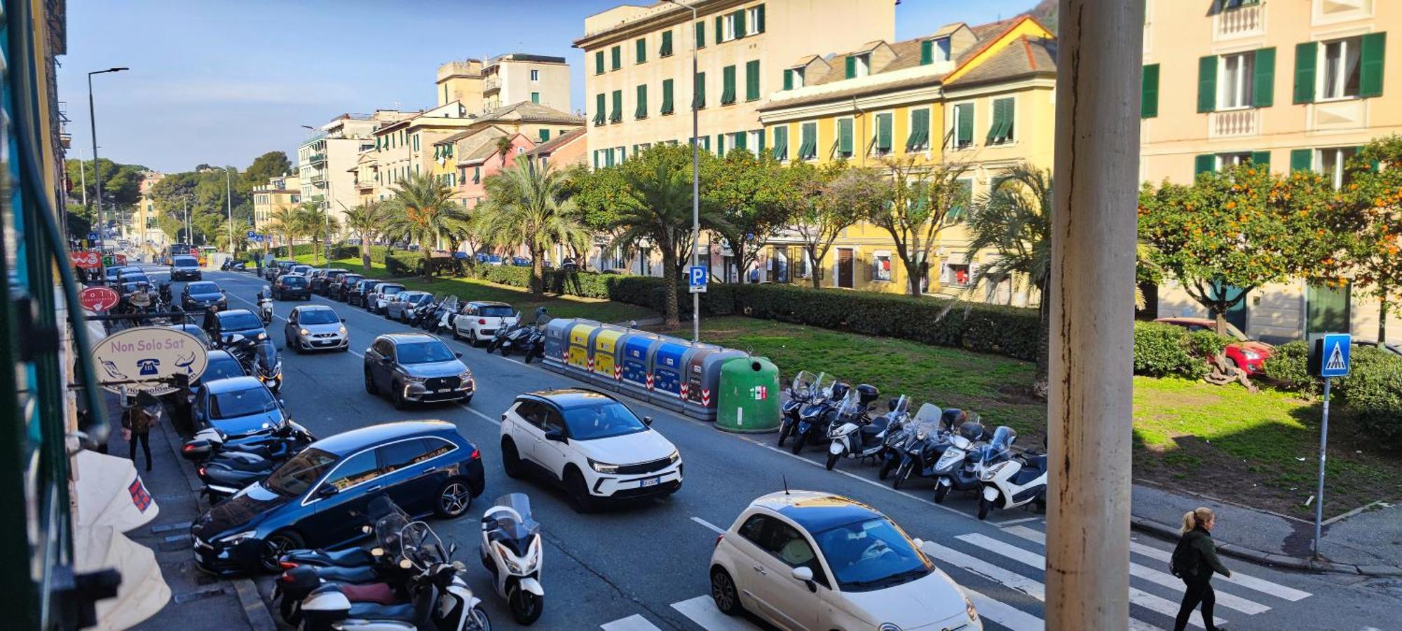 Dalla Spiaggetta A Quinto Genoa Bagian luar foto